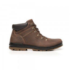 Botas Country Flexi Outdoor Booty with 92105 Dk Hombre Marrom | 47QVFEKZO