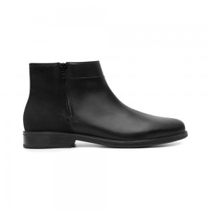 Botas De Vestir Flexi Quirelli Dress Leather Boot Style 88515 Hombre Negros | 52ACSEYHI