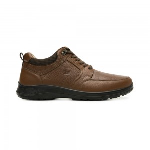 Botas Flexi Casual Leather Boot Style 50816 Hombre Marrom | 07XGEBCHV