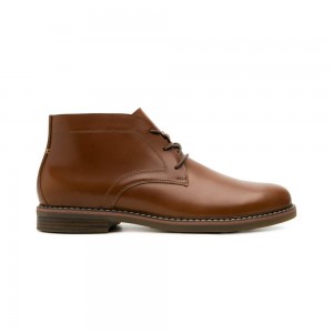 Botas Flexi Leather Boot Style 404606 Hombre Marrom | 82VFDOTEJ