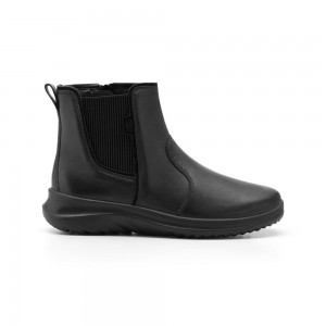 Botas Flexi Outdoor Boot with Internal Zipper Style 125902 Mujer Negros | 56BMZWLNR