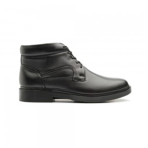 Botas Flexi Quirelli Casual Lined Sheepskin Booty - Style 85103 Hombre Negros | 21DOIYMVW
