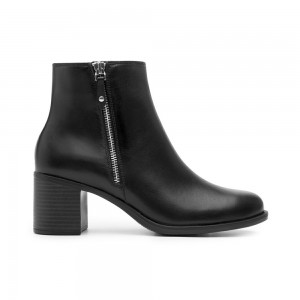 Botas de Tacon Flexi Internal Zipper Style 109220 Mujer Negros | 79EMWOSIV