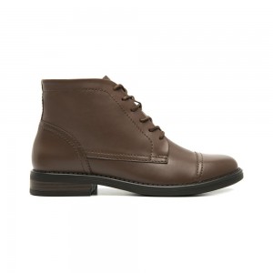 Botines Flexi Booties with Internal Zipper Style 126907 Mujer Marrom | 49LGKHZMV