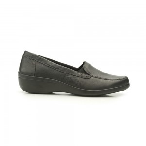 Mocasines Flexi Casual Side Elastic - 18102 Style Mujer Negros | 80TWMBYPQ