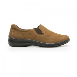 Mocasines Flexi Leather Comfort Style 25920 Mujer Marrom | 01XVTZUDS
