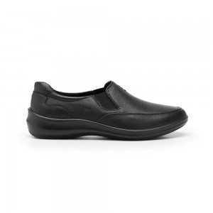 Mocasines Flexi Leather Comfort Style 25920 Mujer Negros | 03SELGTMR