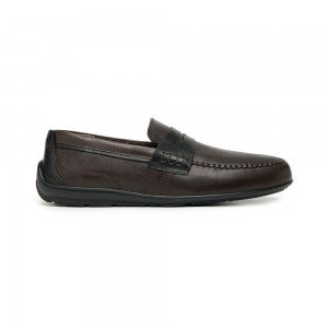 Mocasines Flexi Leather Penny Style 410402 Mocha Hombre Beige | 42ANFWBVP