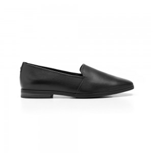 Mocasines Flexi Leather Slip-On Style 126601 Mujer Negros | 71KJHIRFW