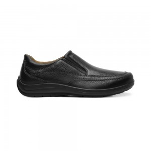 Mocasines Flexi Leather Style 415902 Hombre Negros | 42XBTVSAG