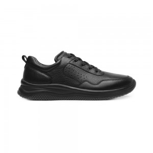 Mocasines Flexi Leather Urban Sneaker Style 410701 Hombre Negros | 67OAPFTDR