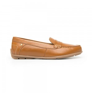Mocasines Flexi Loafers Style 124301 Mujer Marrom | 75MHVGPYC