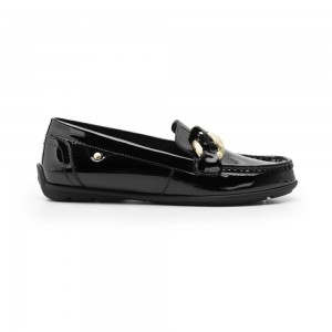 Mocasines Flexi Patent Leather Style 124304 Mujer Negros | 31PHWJLBK