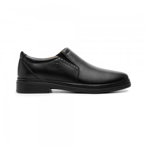 Mocasines Flexi Quirelli Dress Leather Moccasin Style 703309 Hombre Negros | 36WMDSJCU