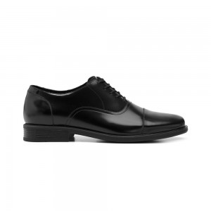 Mocasines Flexi Quirelli Dress Leather Oxford Style 88502 Hombre Negros | 71UTSEVMF