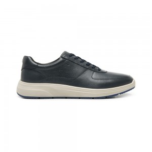 Mocasines Flexi Quirelli Leather Style 703805 Hombre Azul Marino | 98YBXSTMW