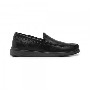 Mocasines Flexi Slip On Lightweight Style 413201 Hombre Negros | 34MSOIGQL