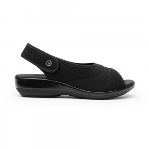 Sandalias Flexi Casual al Style 34917 Mujer Negros | 40VZWPSKI