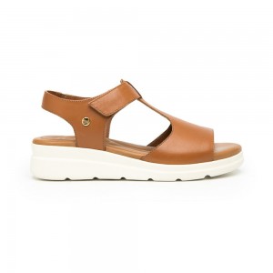 Sandalias Flexi Cushioned Insole Style 124202 Mujer Marrom | 24JDCGHBY