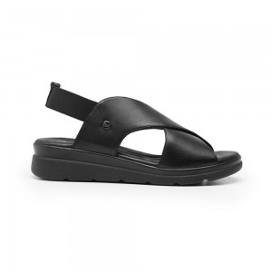 Sandalias Flexi Cushioned Insole Style 124201 Mujer Negros | 67FEXKMIS