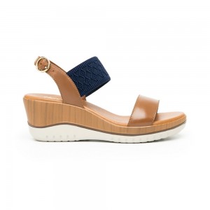 Sandalias Flexi Platform al Style 113310 Mujer Marrom | 09VAGLSUK
