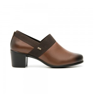 Tacones Flexi Booties with Self-Adjusting Style 110402 Mujer Marrom | 14XOUMIBG