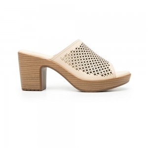 Tacones Flexi Heeled al Style 102920 Mujer Beige | 42YEZASHK