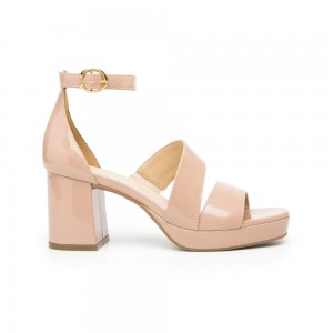 Tacones Flexi Heeled al with Comfort Walk Technology Style 123004 Mujer Beige | 08BSHIAVQ