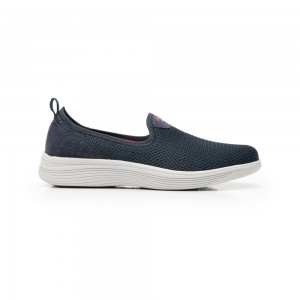 Tenis Flexi Mesh Slip On with Extra Lightweight Style 104901 Mujer Azules | 96ULKXIPD