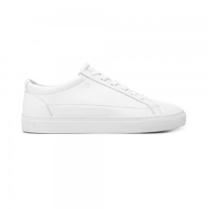 Tenis Flexi Quirelli Casual Leather Sneaker Style 704901 Hombre Blancos | 19JQHXALB