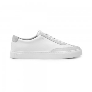 Tenis Flexi Quirelli Leather Sneaker Style 704903 Hombre Blancos | 24DQUJOIV