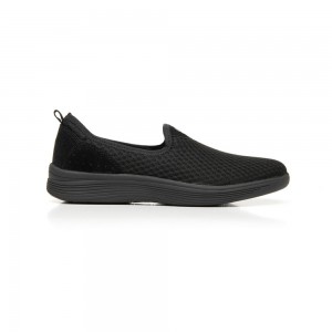 Zapatos Planos Flexi Mesh Slip On with Extra Lightweight Style 104901 Mujer Negros | 20MIRVDWT